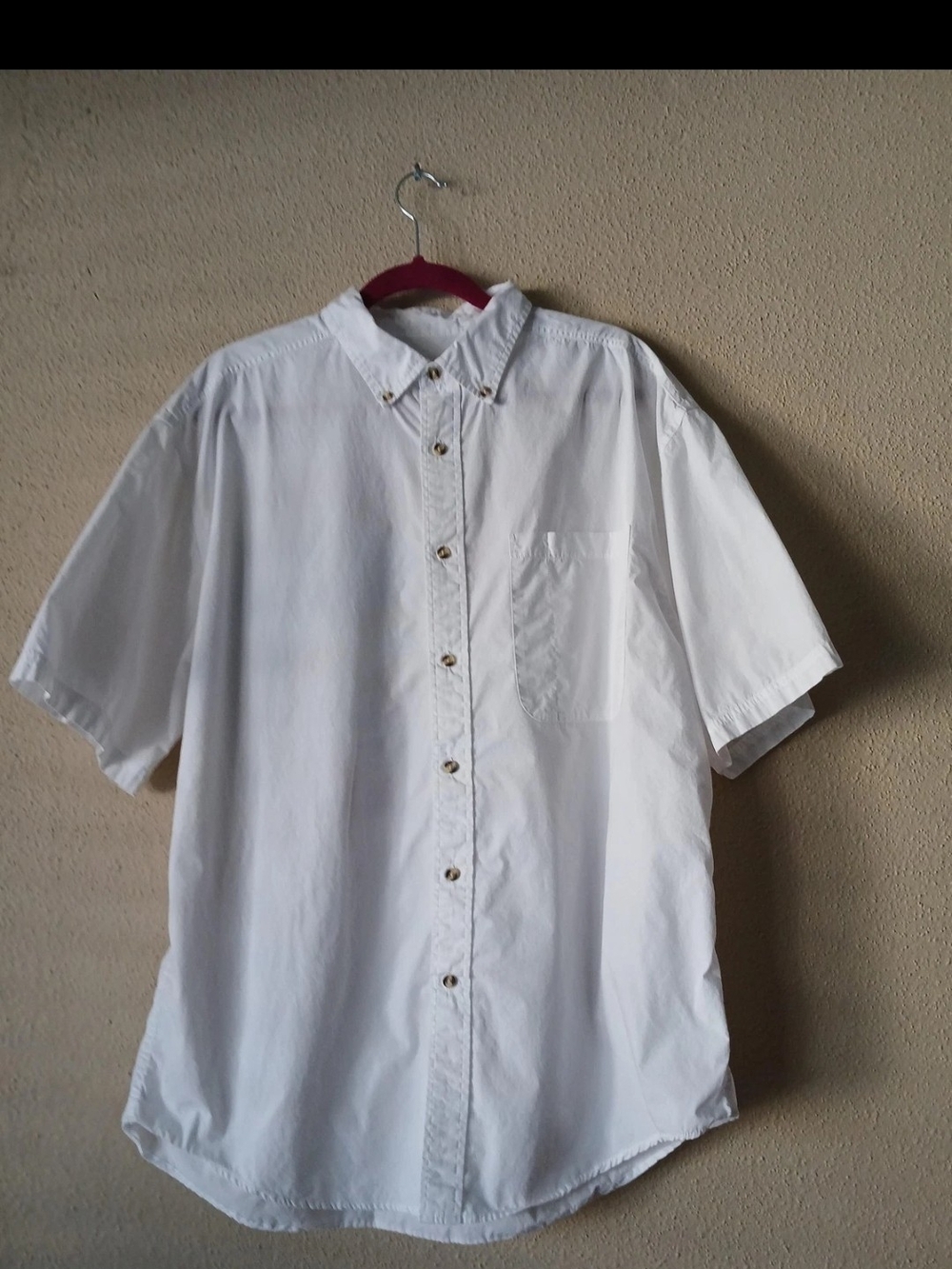 Vintage Penn Reels Mens XL Shirt Button Up White Short Sleeve 90's